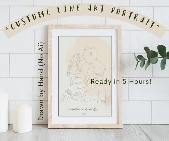Custom digital portrait — delivered to your email within 5 hours. No physical item will be shipped