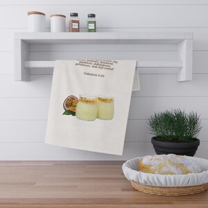 Theedoeken Fruit of the Spirit - Inspirerend keukendecor, cadeau voor thuis, Galaten 5:22, cadeau voor haar, op geloof gebaseerde thuisaccenten