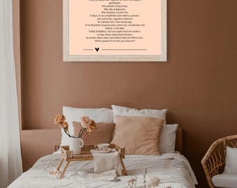 Customizable couple poster – love text, couple gift, minimalist poster, bedroom decoration, printable personalized poster