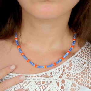 colorful choker necklace