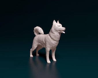 Siberian Husky Figurine | Custom Sled Dog Sculpture | Pet Memorial Statue and Dog Lover Gift