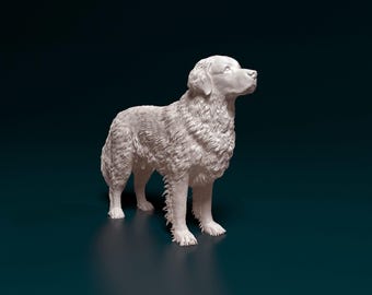 Golden Retriever Figurine | Custom Goldie Sculpture | Pet Memorial Statue and Dog Lover Gift