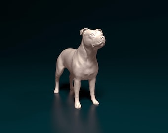 Figura de Pitbull personalizada, estatua personalizada de AmStaff, regalo para un compañero fiel, monumento conmemorativo de cabeza de bloque, arte de perro musculoso, decoración para mascotas guardianas