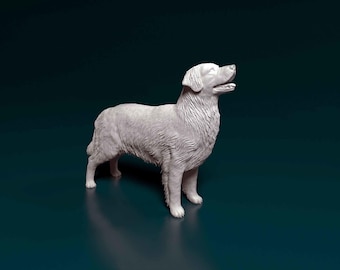 Golden Retriever Figurine | Custom Goldie Sculpture | Pet Memorial Statue and Dog Lover Gift