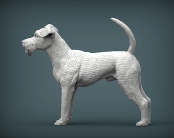 Custom Irish Terrier Figurine, Personalized Red Terrier Statue, Wire Coat Dog Gift, Bearded Animal Art, Irish Breed Memorial Decor