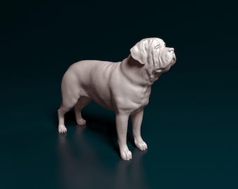 English Mastiff Figurine | Custom Gentle Giant Sculpture | Pet Memorial Statue and Dog Lover Gift