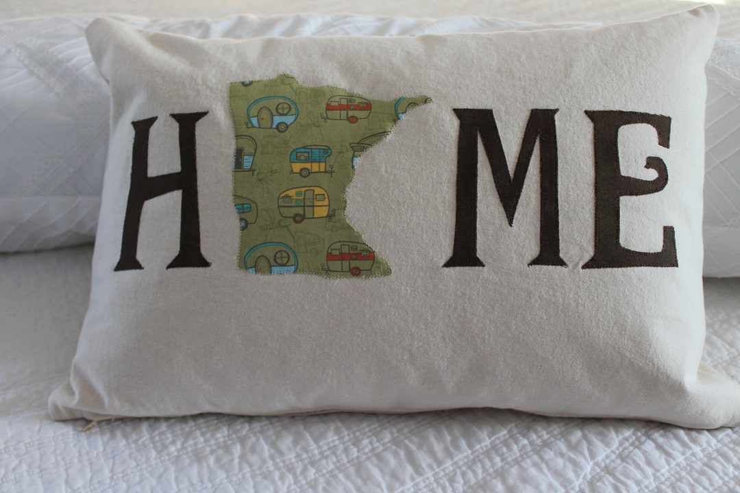 State Pillow Minnesota Pillow Throw Pillow Applequed Pillow Etsy UK