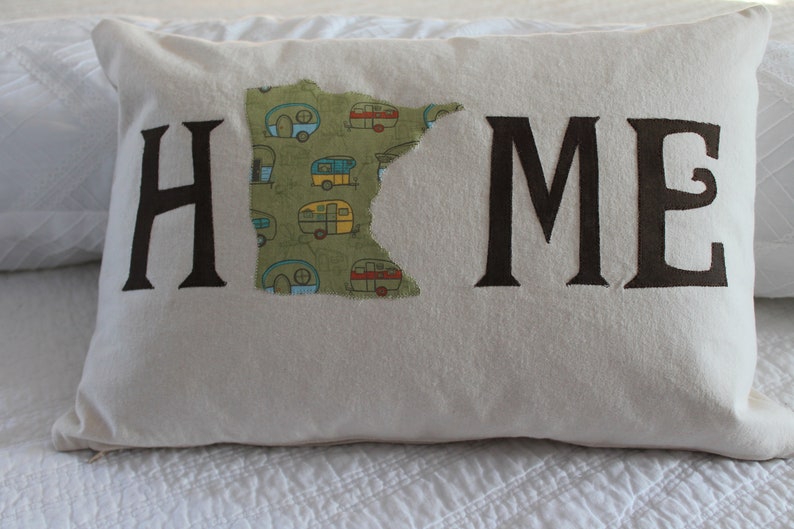 State Pillow Minnesota Pillow Throw Pillow Applequed Pillow Etsy UK