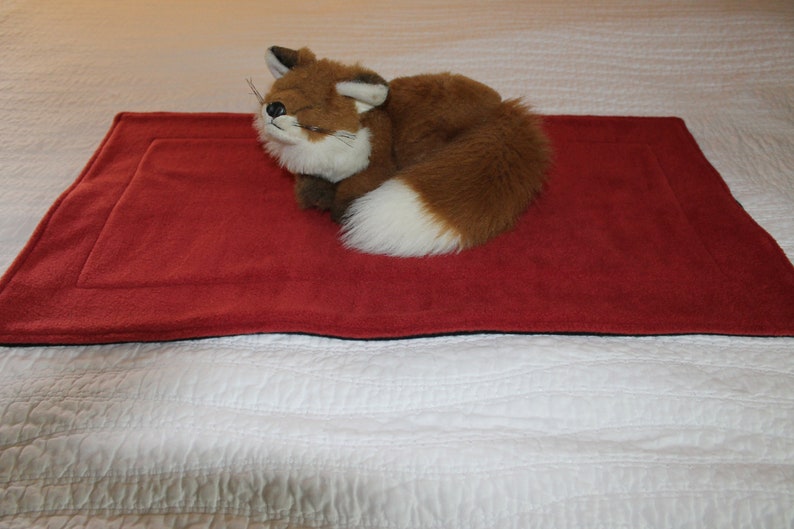 Polar Fleece Dog Blanket Crate Mat Dog Rug Pet Travel Blanket Car Pet