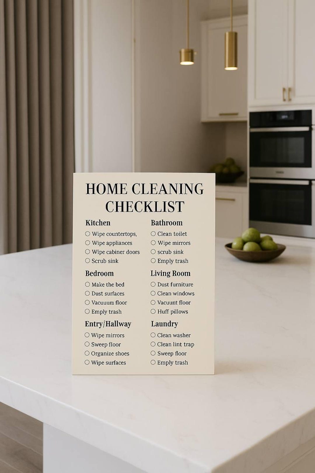 Cleaning Checklist Printable - Etsy Canada