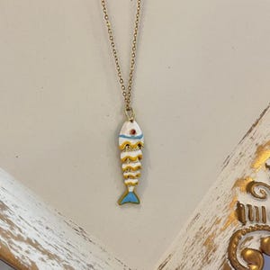 Movable 3D Articulated Fish Necklace for Animal Lovers Gift, Pave Fish Pisces Necklace, Sea Lover Necklace Gift, Everyday Necklace for Women