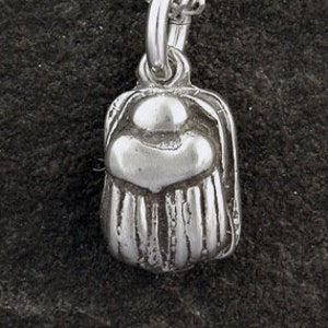 Sterling Silver Scarab Pendant on a Sterling Silver Chain