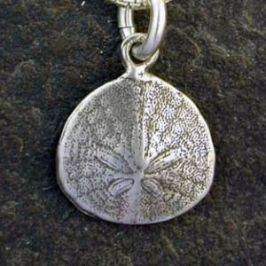 Sterling Silver Pacific Sand Dollar Pendant on a Sterling Silver Chain