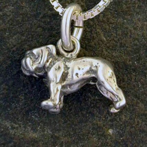 Midir&Etain Französische Bulldogge Halskette 925 Sterling Silber