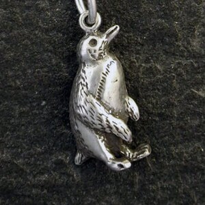 Sterling Silver Penquin Pendant on Sterling Silver Chain.