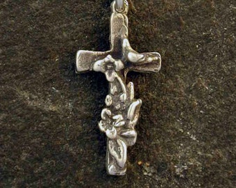 Sterling Silver Cross Pendant on a Sterling Silver Chain