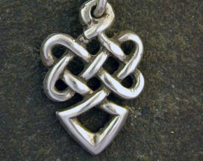 Sterling Silver Celtic Knot Pendant on a Sterling Silver Chain - Etsy