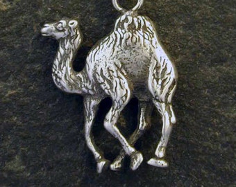 Sterling Silver Camal Pendant on a Sterling Silver Chain.