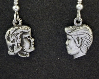 Sterling Silver  Earrings on Heavy Sterling Silver French Wires