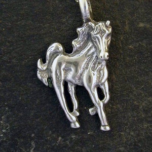 Sterling Silver Horse Pendant on a Sterling Silver Chain