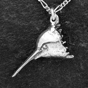 Sterling Silver Hummingbird Head Pendant on a Sterling Silver Chain