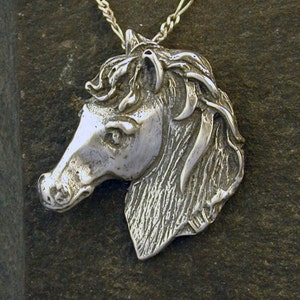 Sterling Silver Horse Pendant on a Sterling Silver Chain