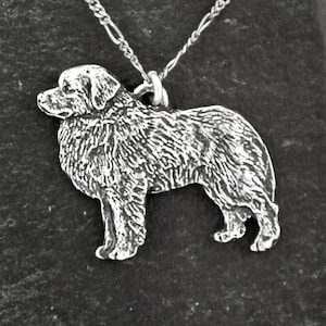 Sterling Silver Burmese Mountain Dog Pendant on a Sterling Silver Chain