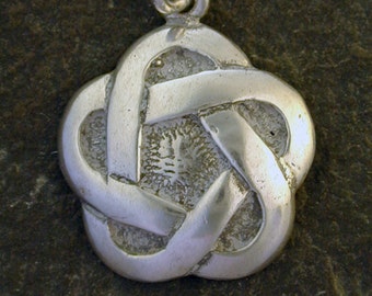 Sterling Silver Celtic Knot Pendant on a Sterling Silver Chain