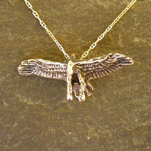Quality Gold 14k 3-D High-Wing Airplane Pendant D1226 - Setterberg Jewelers