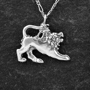 Sterling Silver Original Chimera Pendant on a Sterling Silver Chain.