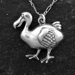 DODO BIRD Scrabble Necklace. Alice in Wonderland Vintage Image 