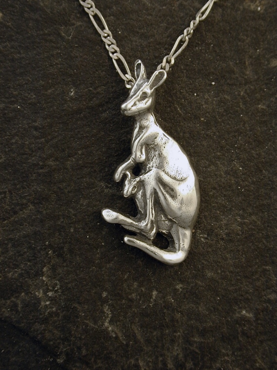 Sterling silver kangaroo necklace Sterling silver kangaroo necklace