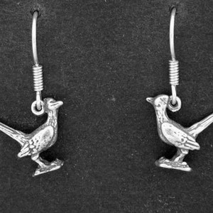 SterlingSilber Roadrunner Ohrringe auf schwerem SterlingSilber französischen Draht