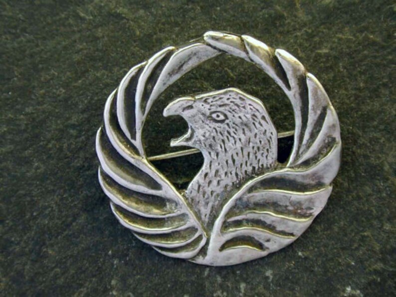 Sterling Silver Eagle Brooch