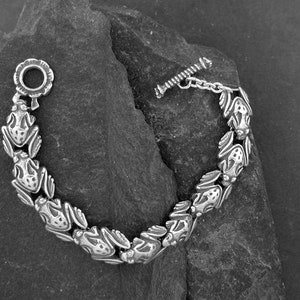 Sterling Silver Frog Bracelet