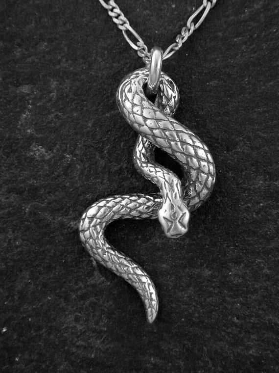 【STING925】Omega Snake Pendant 16