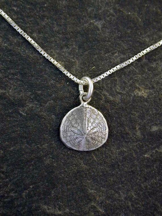 Sterling silver sand dollar cheap pendant