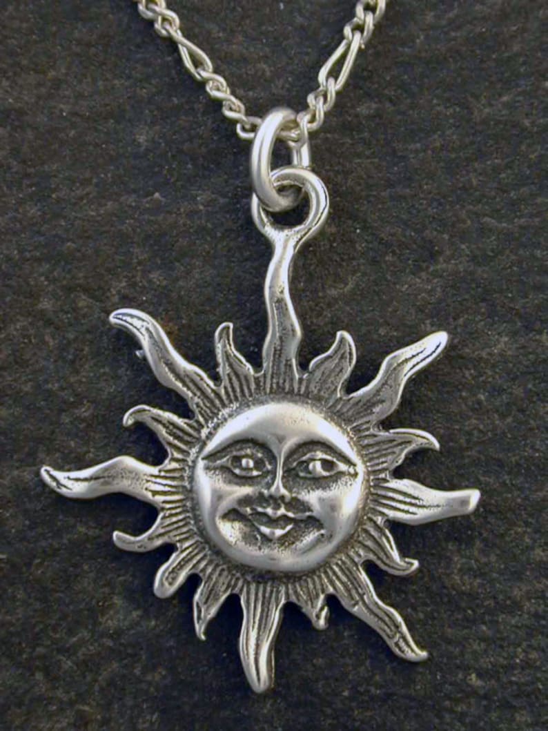 Sun pendant silver Clearance