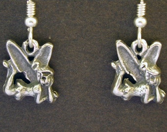 Sterling Silver Fairy Pendant on Sterling Silver Chain.