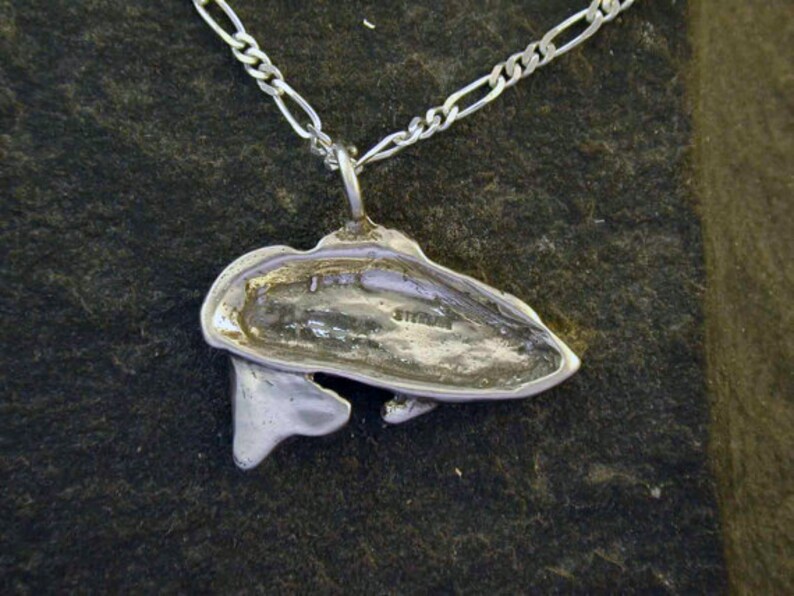 Sterling Silver Bass Fish Pendant on a Sterling Silver Chain image 3