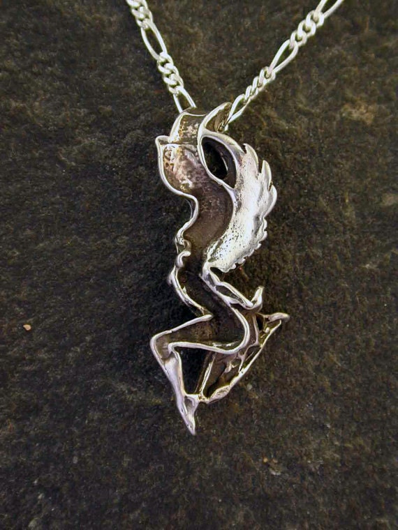 Fairy in your dreams ~ Sterling Silver Pendant TPD958