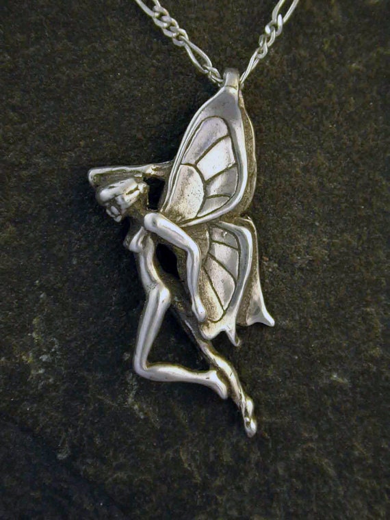 Fairy in your dreams ~ Sterling Silver Pendant TPD958