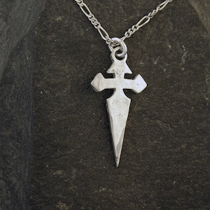 Sterling Silver Cross Pendant on a Sterling Silver Chain.