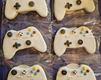 Custom Game Controller Cookies: Gamer Party Favors