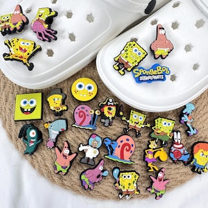 Personalized Sponges/seabed animals Crocs Shoe Buckle,Handmade Custom Croc Charm,Custom Jibbitz Accessories,Crocs Accessories,DIY Decor