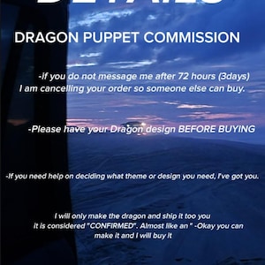 DRAGON PUPPET COMMISSIONS