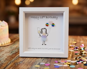 Cadeaux de 18e anniversaire pour filles, galets, cadeaux de 18e anniversaire pour lui, cadeaux de 18e anniversaire personnalisés pour dames