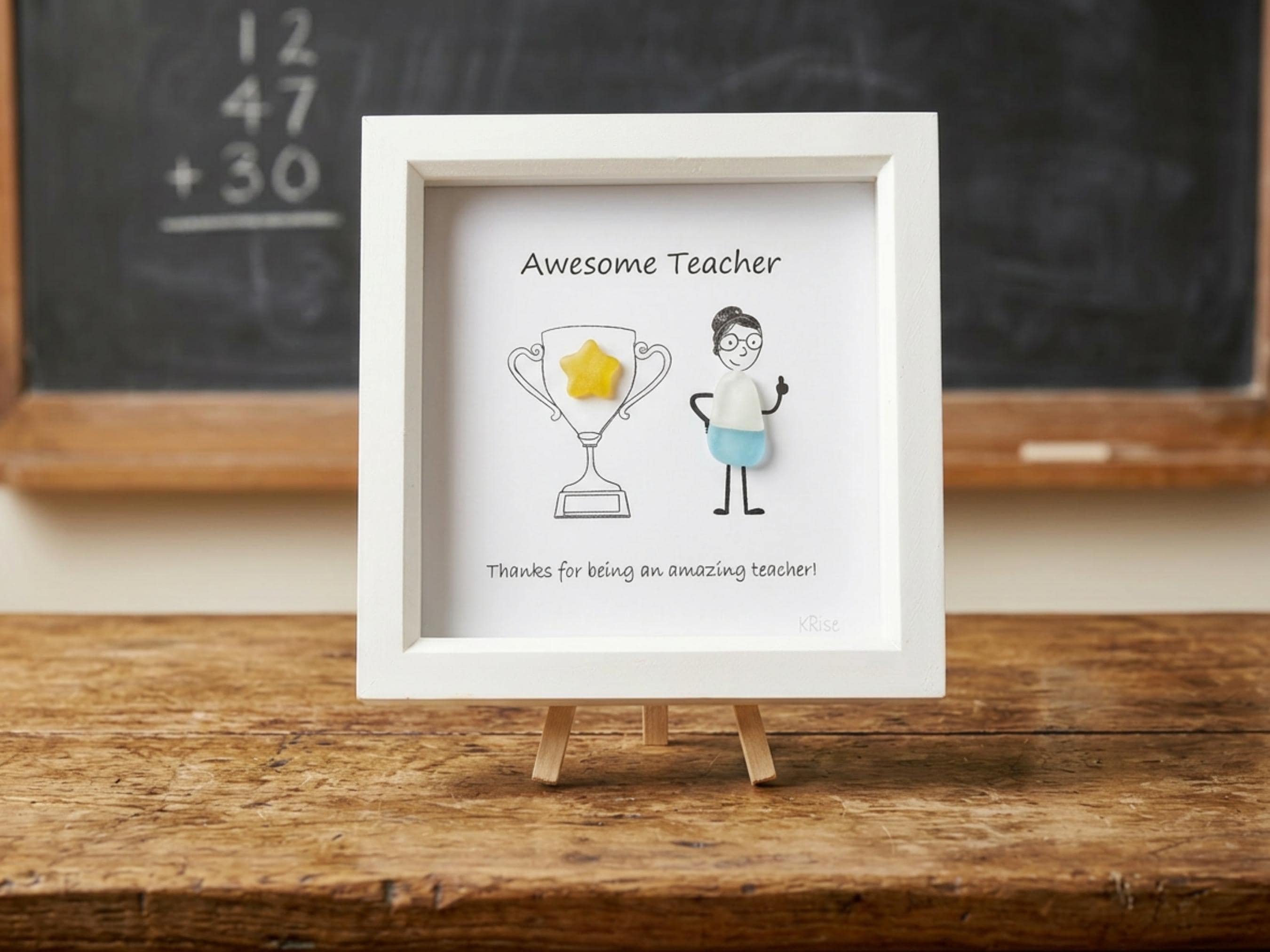 Teacher Presents Secondary School, Male Teacher Gift Card, Childminder Gift Thank You, Pebble Art Thank You Teacher, Nursery Teacher Gifts