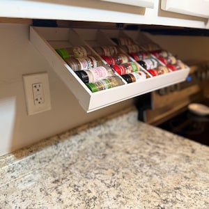 Pull Down Under Cabinet Spice Rack: Maximize Your Space