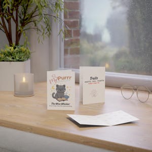 Funny Cat Greeting Card MyPurrrsonality Choose from 6 Cat Personalities Humorous Birthday Thank You or Just Because Card for Cat Lovers